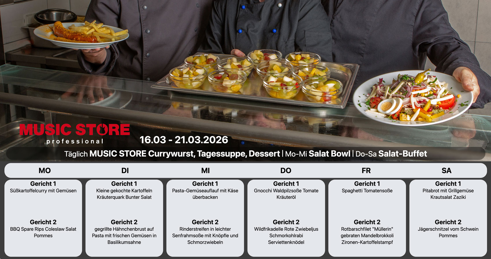 MUSiC STORE Restaurant - Speisekarte