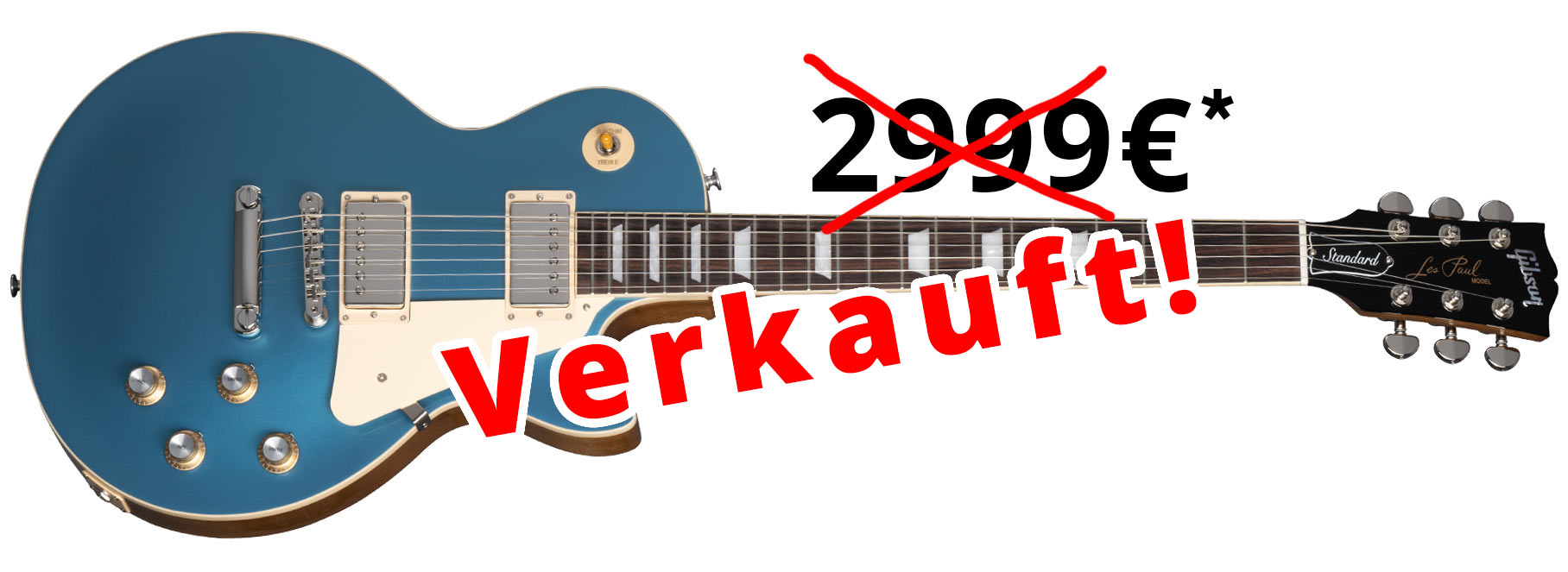 Gibson Les Paul Standard 60s Plain PB Pelham Blue Top