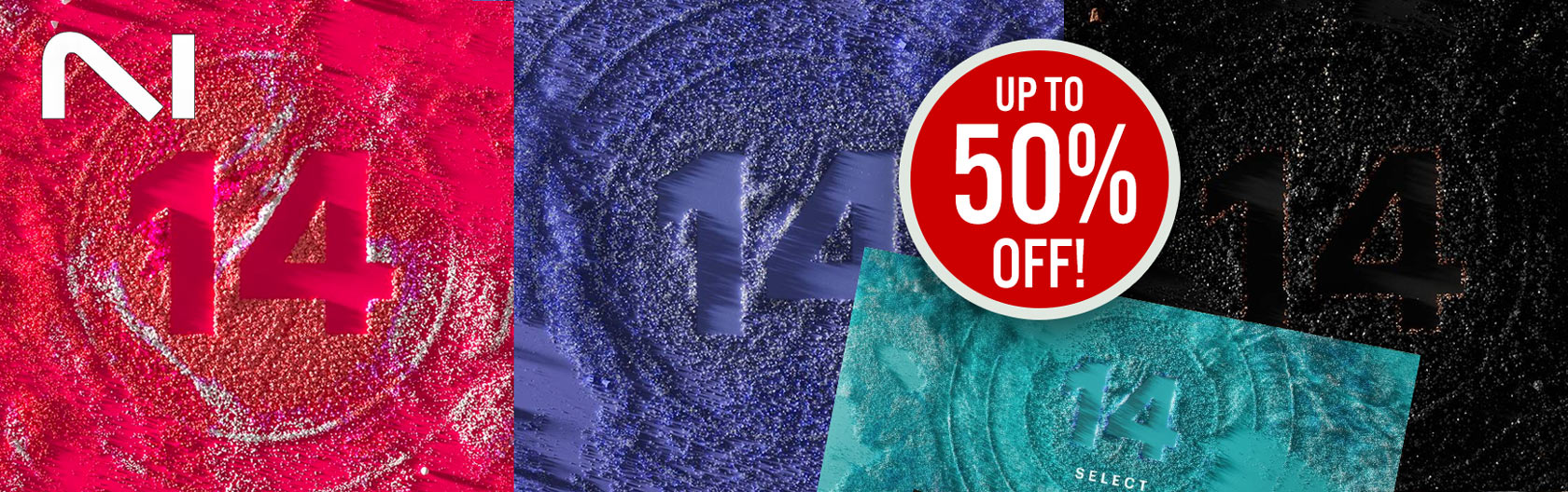 NI KOMPLETE 14 Promotion - Up to 50% OFF!