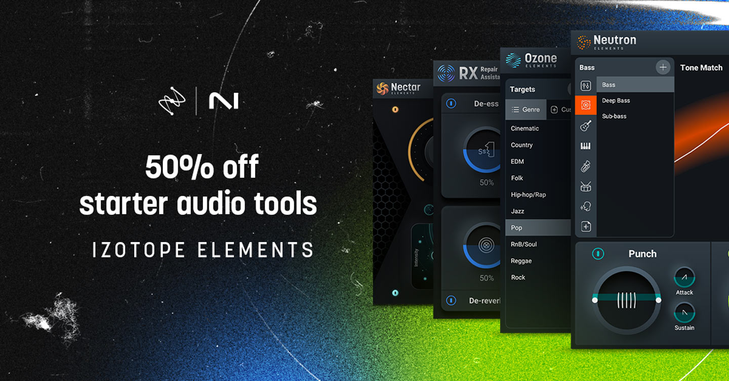 IZOTOPE - 50% OFF ELEMENTS
