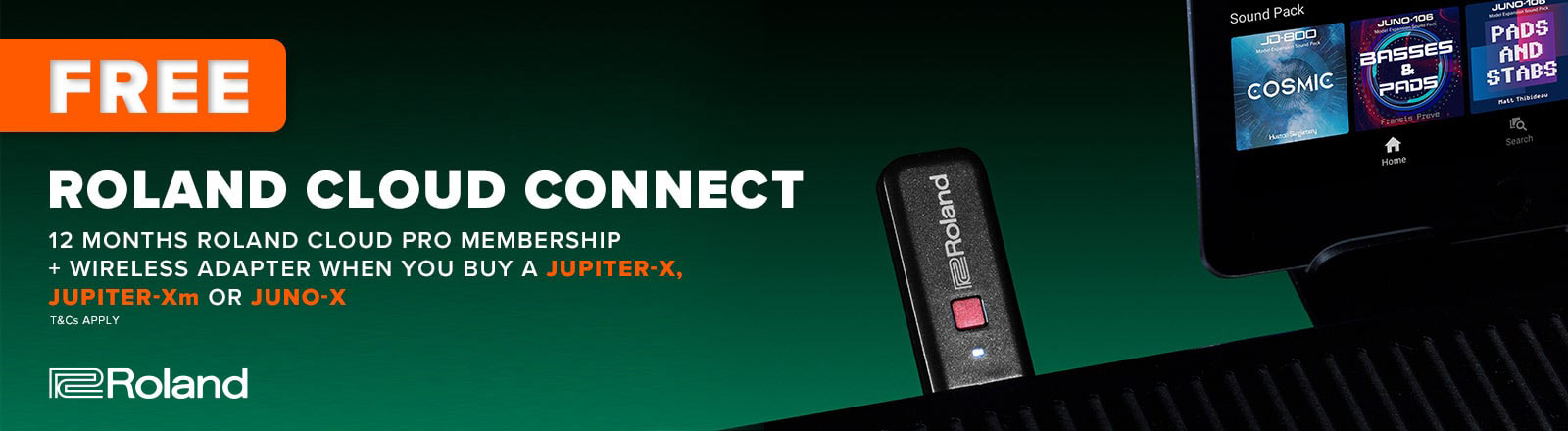 ROLAND CLOUD CONNECT PROMOTION