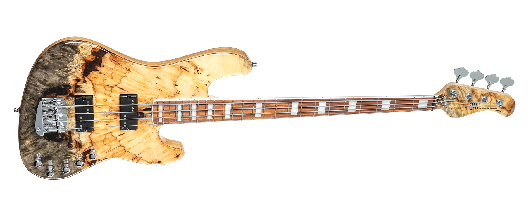 Mayones Jabba Custom 4 BB Buckey Burl