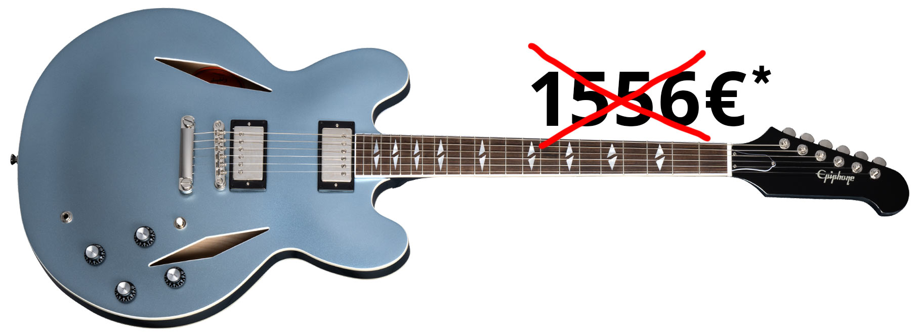 Epiphone Dave Grohl DG-335 Pelham Blue