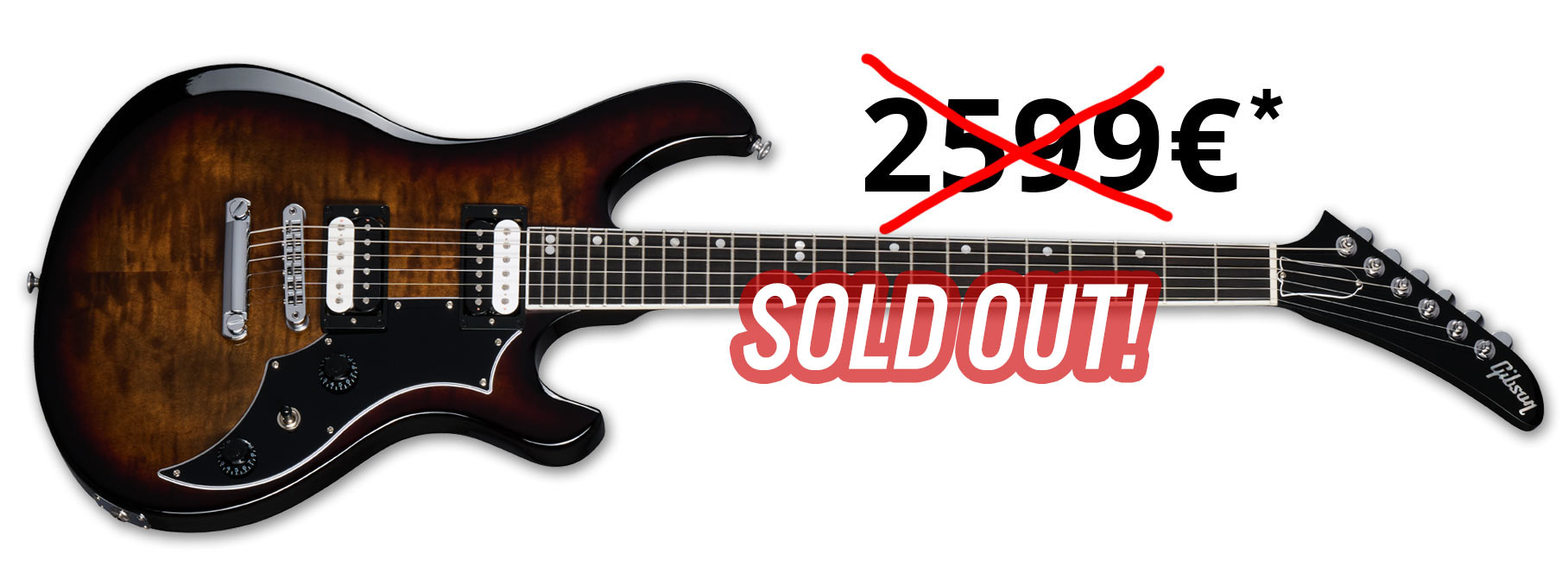 Gibson Victory Figured Top Smokehouse Burst