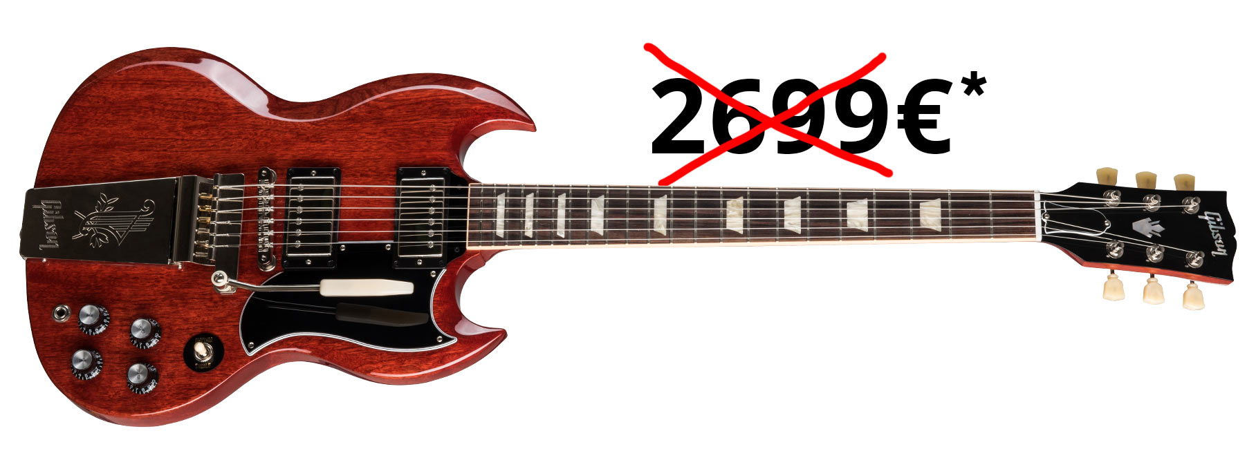 Gibson SG Standard '61 Maestro Vibrola Vintage Cherry