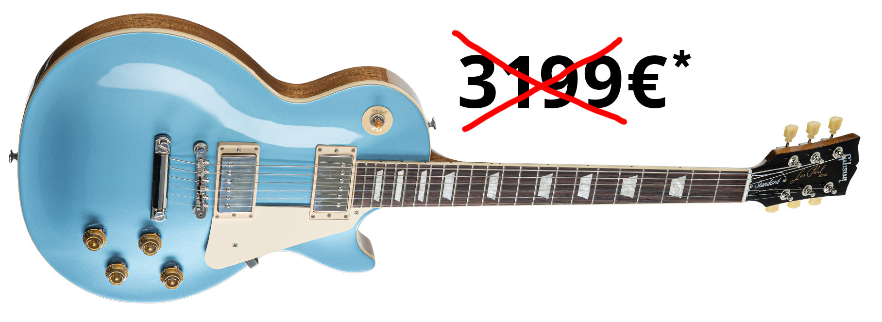 Gibson Les Paul Standard '50s Plain Pelham Blue Top