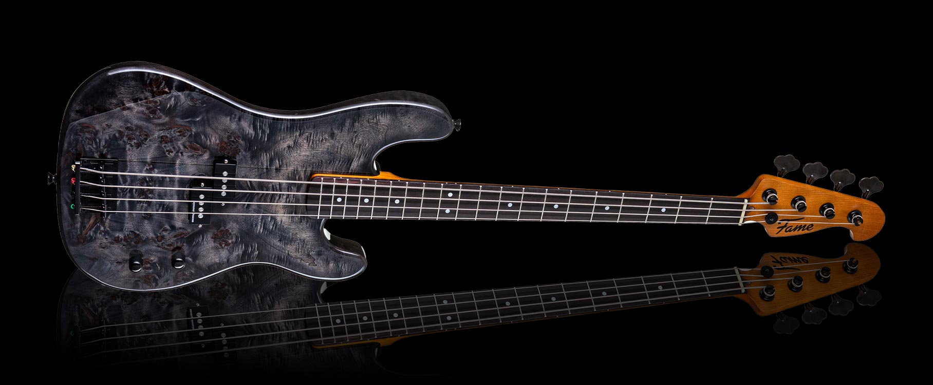 Fame PB Burl Top Transparent Charcoal #25121737