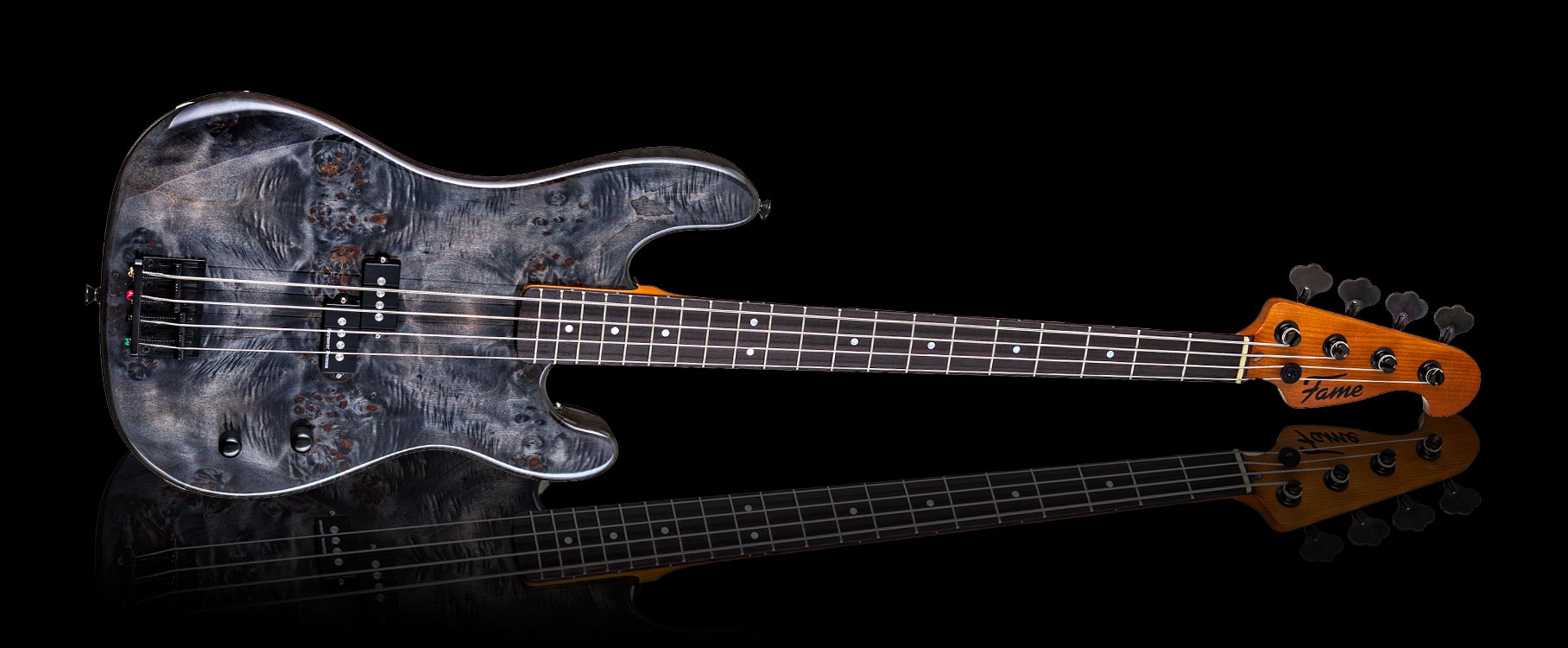 Fame PB Burl Top Transparent Charcoal #25121745