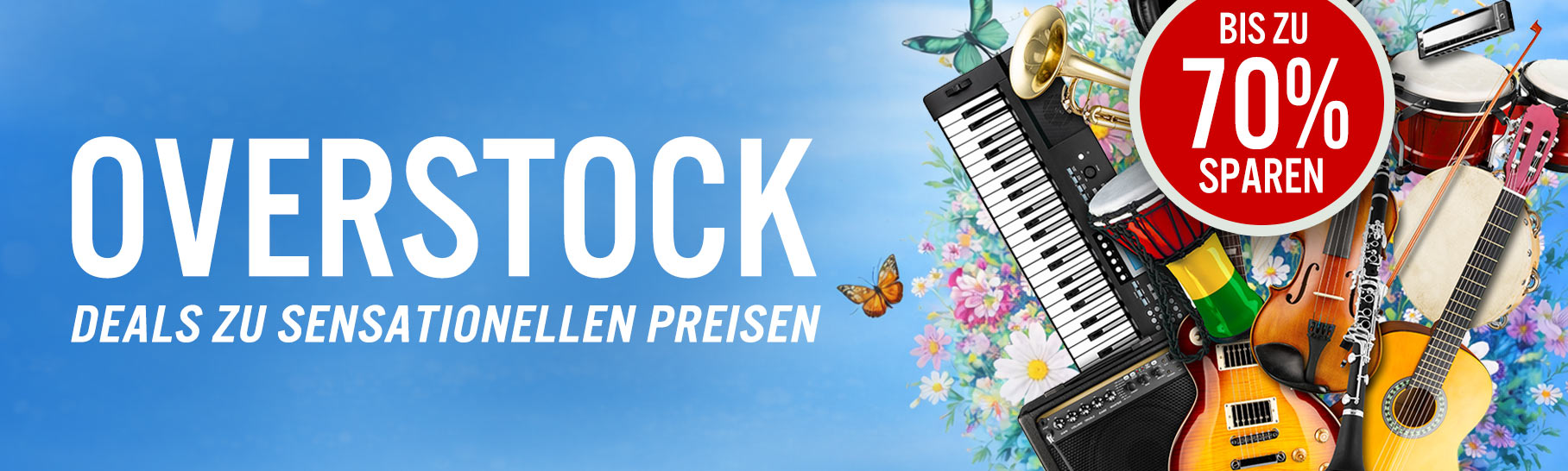 Overstock Deals - bis zu 70% sparen!
