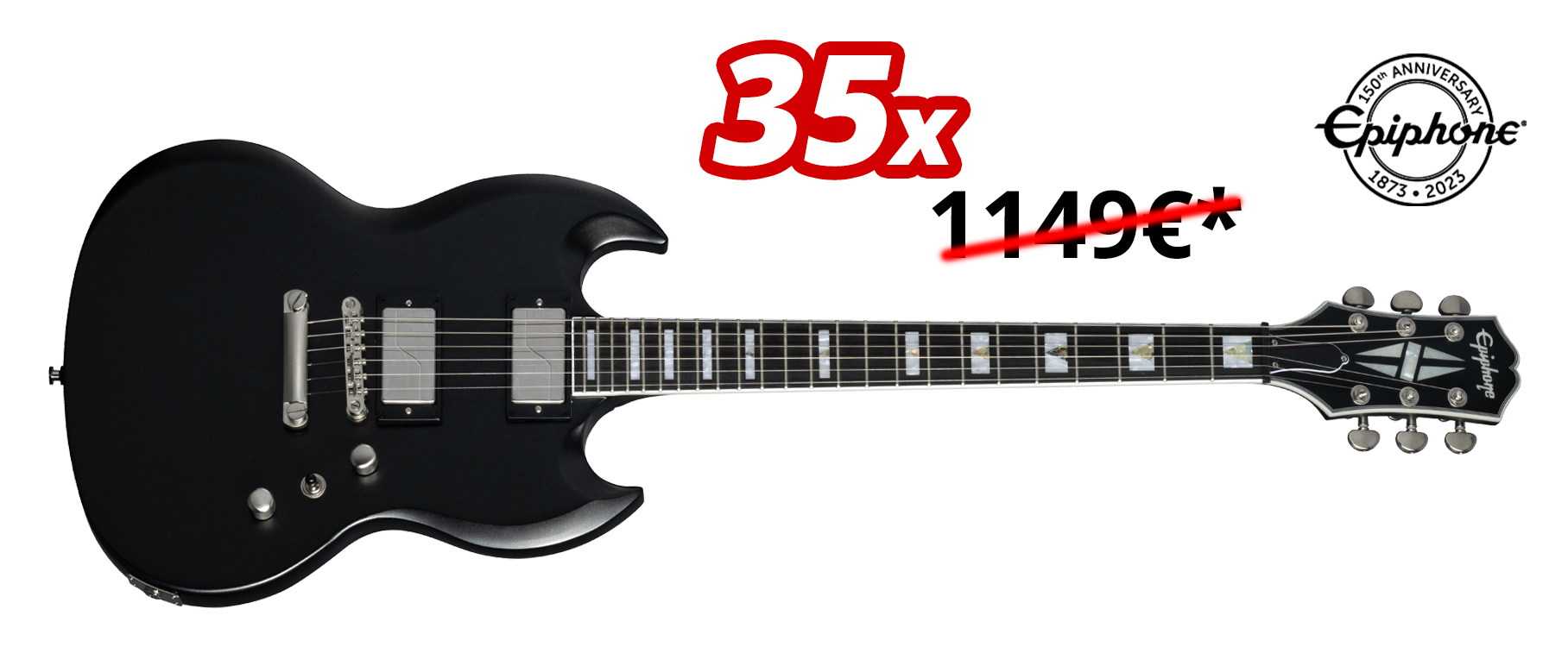 Epiphone Prophecy SG Aged Jet Black Metallic