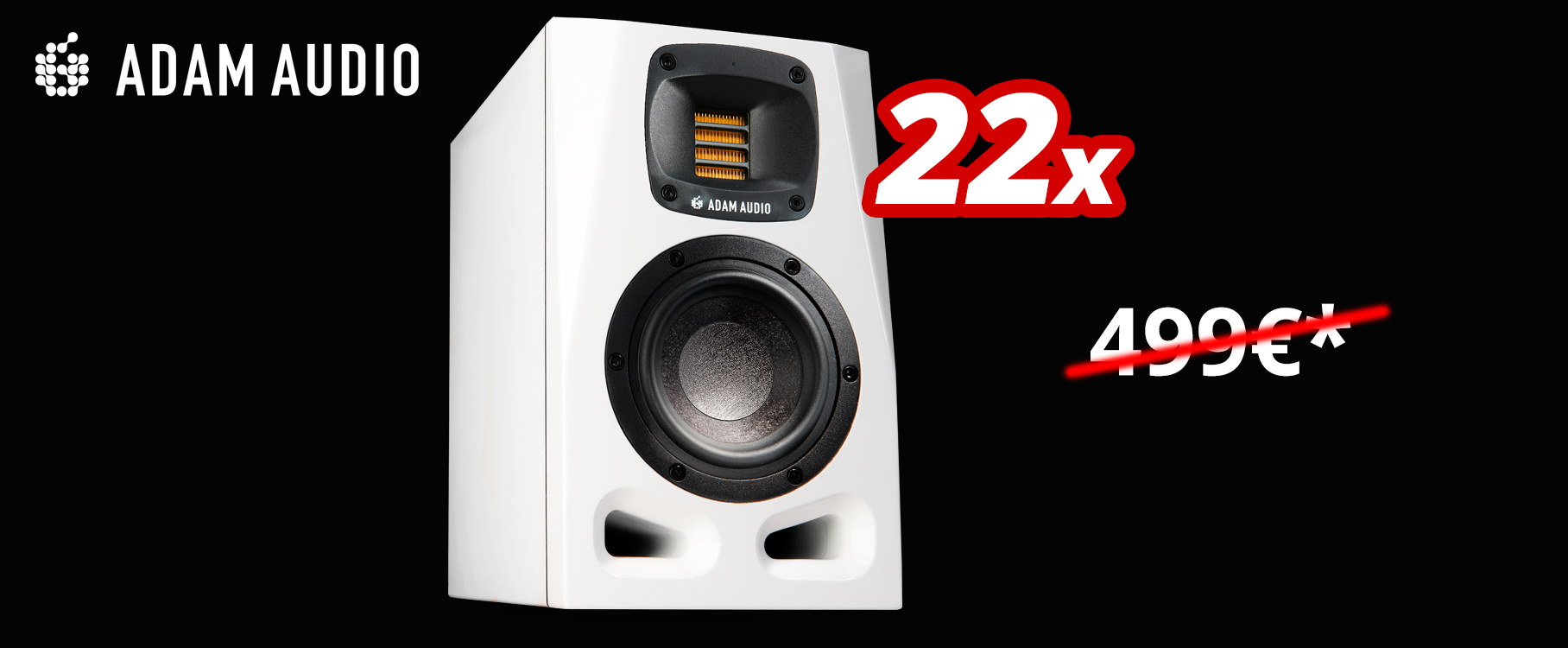 Adam Audio A4V White Active Monitor