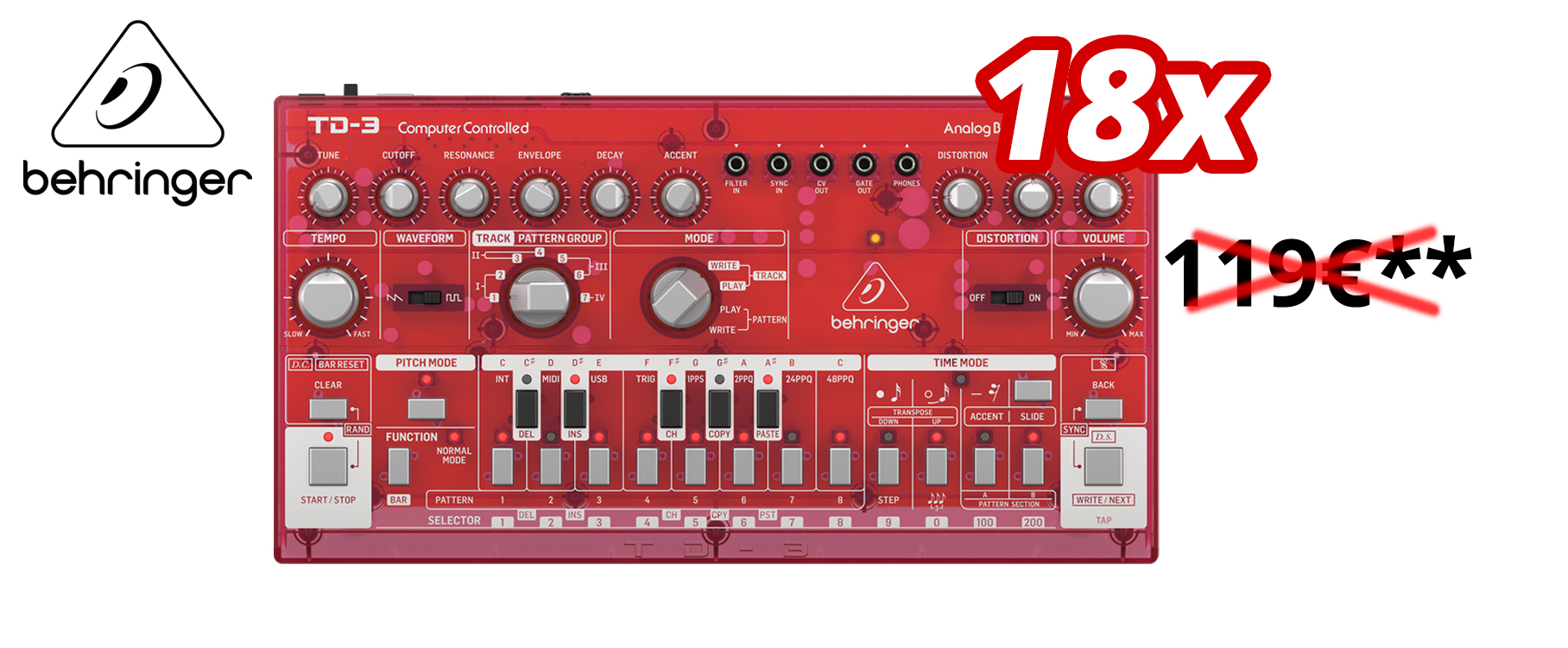 Behringer TD-3 SB Synthesizer