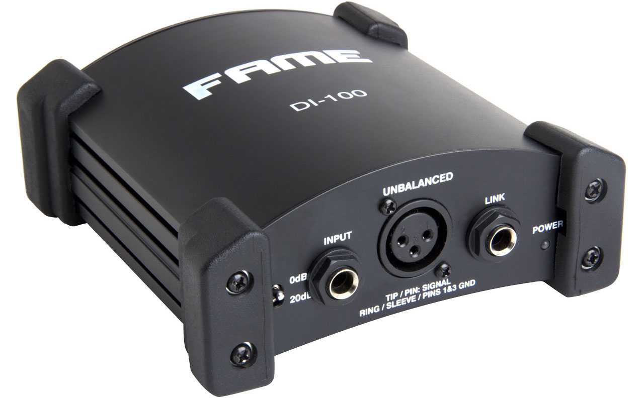 Fame Audio DI-100 active DI-Box bei uns günstig einkaufen