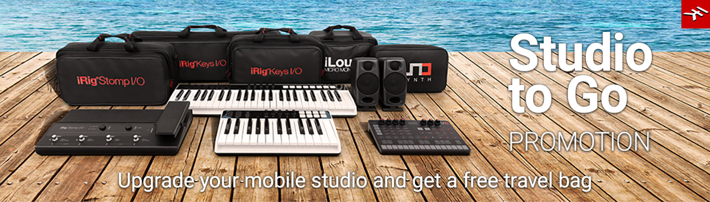 IK Multimedia Promotion - Studio to Go
