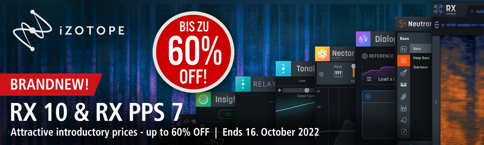 IZOTOPE LAUNCH SALE